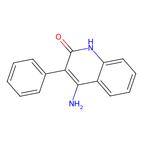4-amino-3-phenylquinolin-2(1H)-one structure