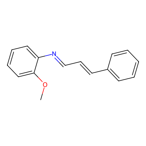 N-(2-methoxyphenyl)-3-phenylprop-2-en-1-imine structure