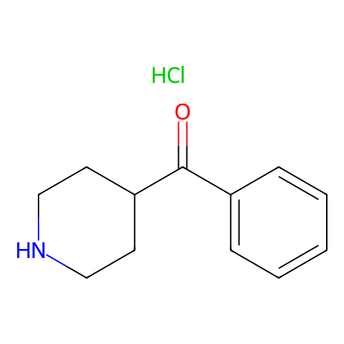 4-Benzoylpiperidine hydrochloride structure