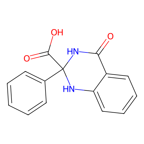 4-oxo-2-phenyl-1,3-dihydroquinazoline-2-carboxylic Acid structure