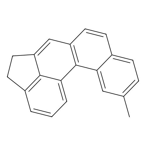 11-Methyl-4,5-dihydrobenzo[l]acephenanthrylene structure