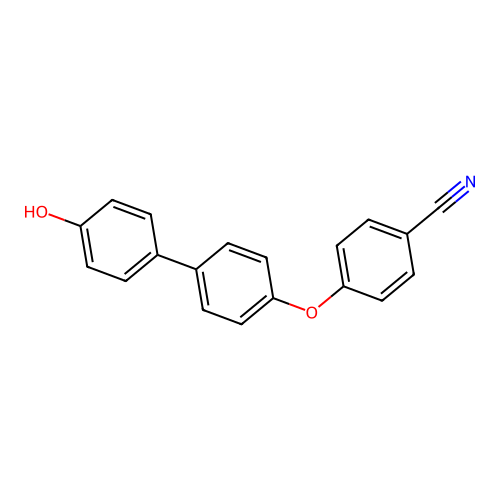 4-[4-(4-Hydroxyphenyl)phenoxy]benzonitrile structure