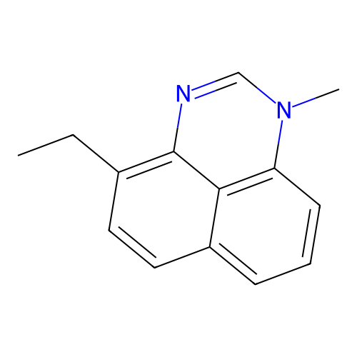 4-Ethyl-1-methylperimidine structure