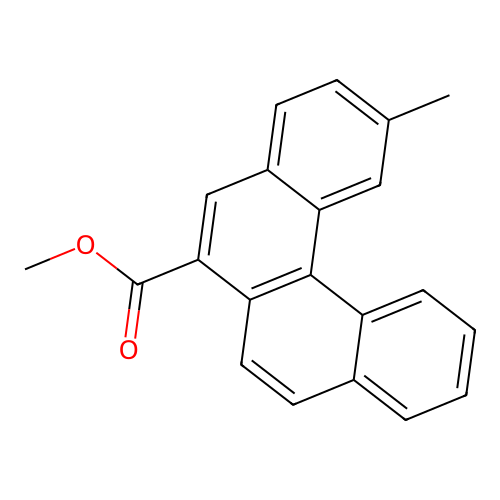 Methyl 2-methylbenzo[c]phenanthrene-6-carboxylate structure