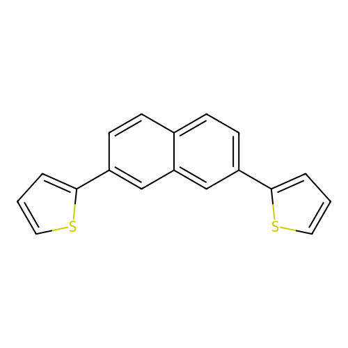 2-[7-(2-Thienyl)-2-naphthyl]thiophene structure
