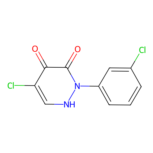 5-chloro-2-(3-chlorophenyl)-1H-pyridazine-3,4-dione structure