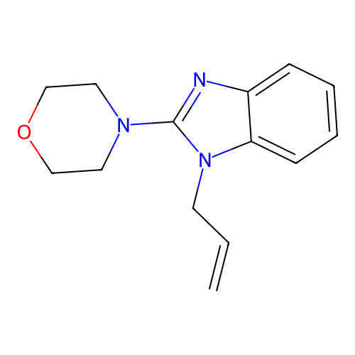 1-allyl-2-(4-morpholinyl)-1H-benzimidazole structure
