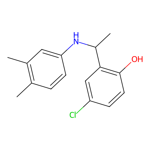 4-Chloro-2-[1-(3,4-dimethylanilino)ethyl]phenol structure