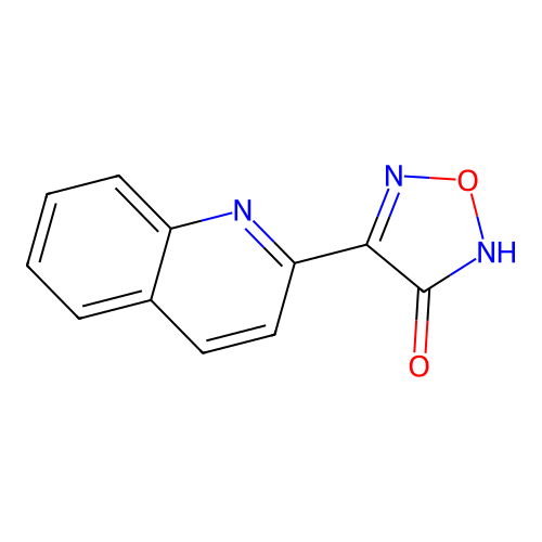4-Quinolin-2-yl-1,2,5-oxadiazol-3-one structure