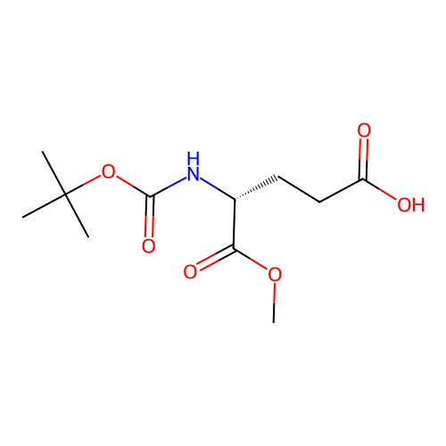 Boc-D-Glu-OMe structure