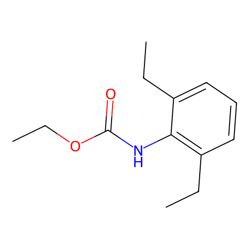 Ethyl N-(2,6-diethylphenyl)carbamate structure