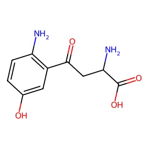 alpha,2-Diamino-5-hydroxy-gamma-oxobenzenebutanoic acid structure