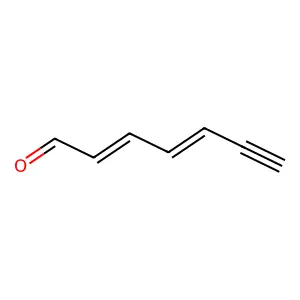 2,4-Heptadien-6-ynal, (E,E)- structure
