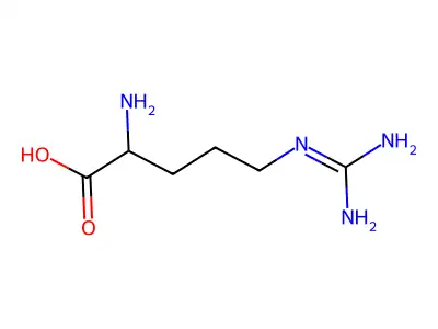 DL-精氨酸 structure