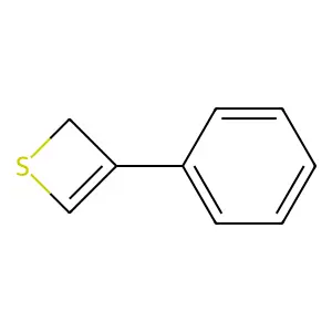 3-phenyl-2H-thiete structure