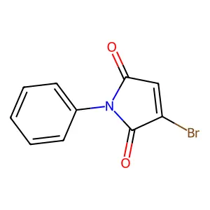 3-bromo-1-phenyl-2,5-dihydro-1H-pyrrole-2,5-dione structure