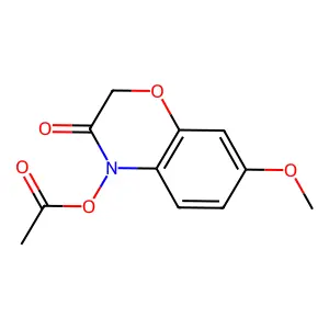 2H-1,4-Benzoxazin-3(4H)-one, 4-(acetyloxy)-7-methoxy- structure