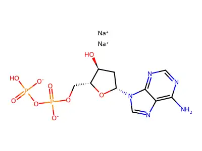 脫氧腺苷二磷酸 structure