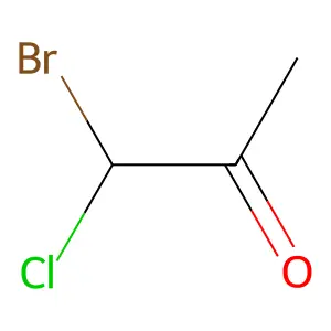1-Bromo-1-chloroacetone structure
