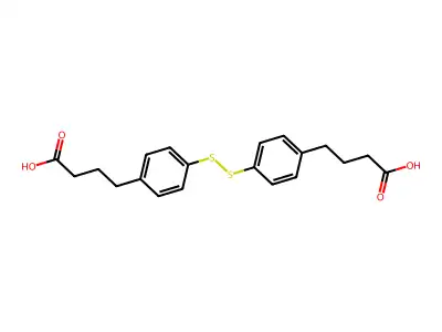 4,4'-Dithiobisphenylbutyric Acid structure