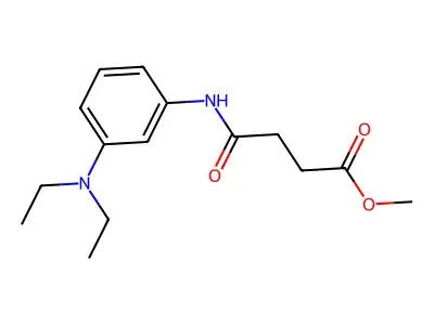 Methyl 4-((3-(diethylamino)phenyl)amino)-4-oxobutyrate structure