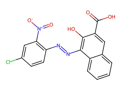 4-((4-Chloro-2-nitrophenyl)azo)-3-hydroxy-2-naphthoic acid structure