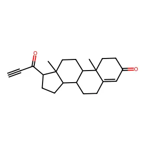 17beta-(1-Oxo-2-propynyl)androst-4-en-3-one structure