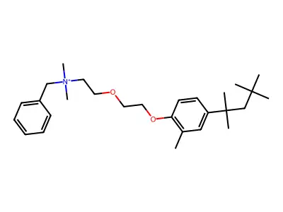 甲苄索铵 structure