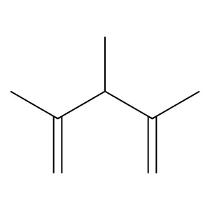 2,3,4-Trimethyl-1,4-pentadiene structure