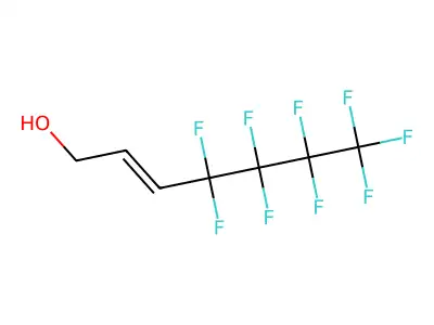 4,4,5,5,6,6,7,7,7-Nonafluorohept-1-en-2-ol structure