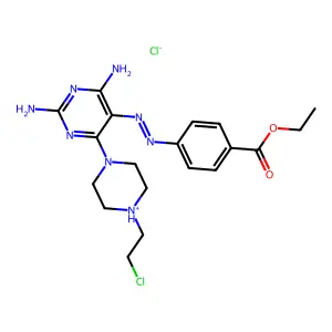 C19H28N8O2.2ClH.2H2O structure