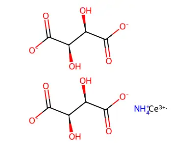 Cerium ammonium tartrate structure
