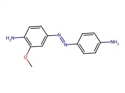 4-[2-(4-Aminophenyl)diazenyl]-2-methoxybenzenamine structure