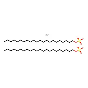 1-Docosanol, 1-(hydrogen sulfate), calcium salt (2:1) structure