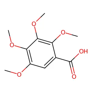 2,3,4,5-Tetramethoxybenzoic acid structure