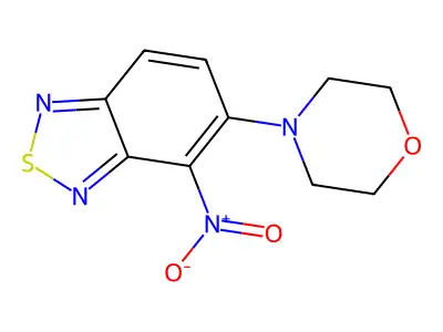 5-(Morpholin-4-yl)-4-nitro-2,1,3-benzothiadiazole structure