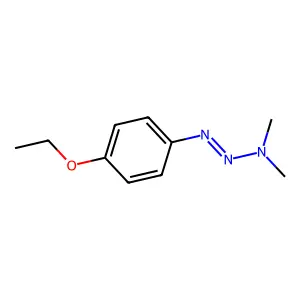 N-[(4-ethoxyphenyl)diazenyl]-N-methylmethanamine structure