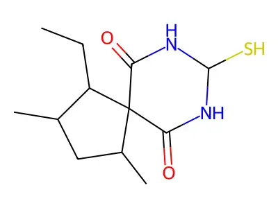 Spirobarbital structure