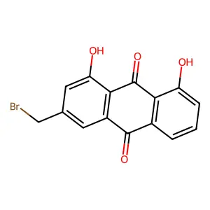 9,10-Anthracenedione, 3-(bromomethyl)-1,8-dihydroxy- structure