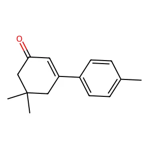 5,5-Dimethyl-3-(4-methylphenyl)cyclohex-2-en-1-one structure