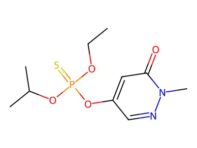 Phosphorothioicacid,O- O-ethylO- ester structure