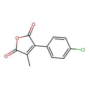 3-(4-Chlorophenyl)-4-methylfuran-2,5-dione structure