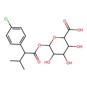 1-o-[2-(4-chlorophenyl)-3-methylbutanoyl]- structure