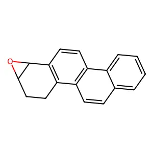 1,2-Epoxy-1,2,3,4-tetrahydrochrysene structure