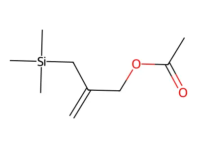 2-(Trimethylsilylmethyl)allyl acetate structure