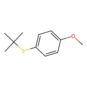 1-(Tert-butylsulfanyl)-4-methoxybenzene structure