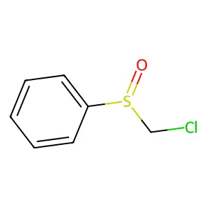 Chloromethyl phenyl sulfoxide structure