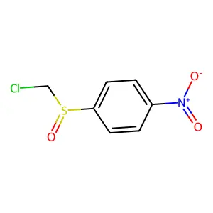 1-(Chloromethanesulfinyl)-4-nitrobenzene structure
