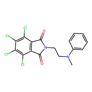 4,5,6,7-Tetrachloro-2-{2-[methyl(phenyl)amino]ethyl}-1H-isoindole-1,3(2H)-dione structure
