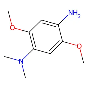 1,4-Benzenediamine, 2,5-dimethoxy-N1,N1-dimethyl- structure